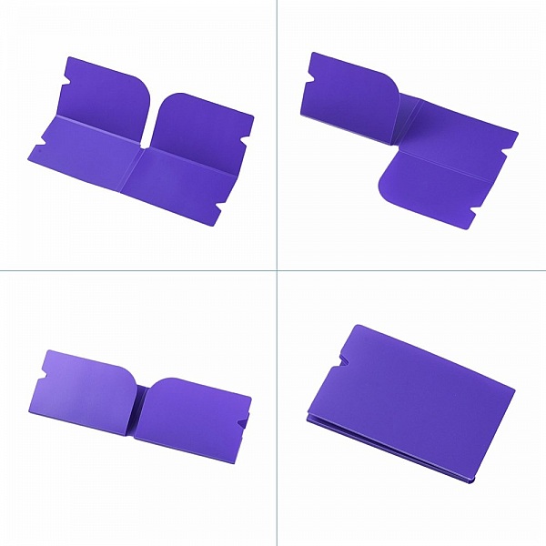 Organisateur de clip de rangement en plastique Mauve