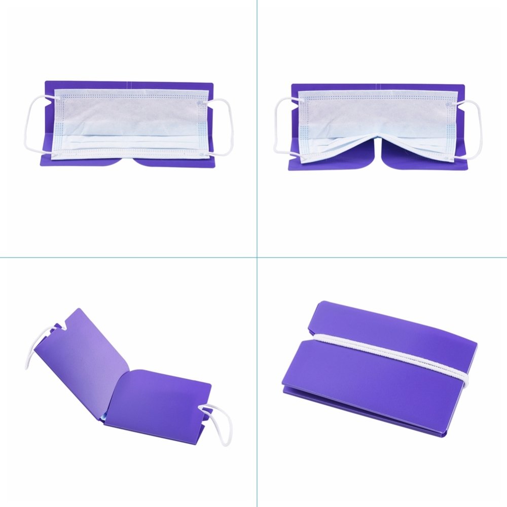 Organisateur de clip de rangement en plastique Mauve