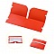 Organisateur de clip de rangement en plastique Rouge