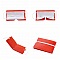 Organisateur de clip de rangement en plastique Rouge