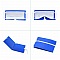 Organisateur de clip de rangement en plastique Dodgerblue