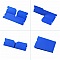 Organisateur de clip de rangement en plastique Dodgerblue