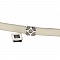 Passant 06 mm en Zamak N&deg;17 Argent