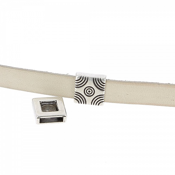 Passant 06 mm en Zamak N&deg;17 Argent