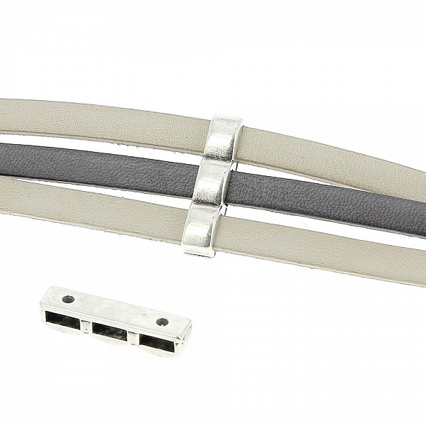 Passant 06 mm en Zamak N&deg;24-01 Argent