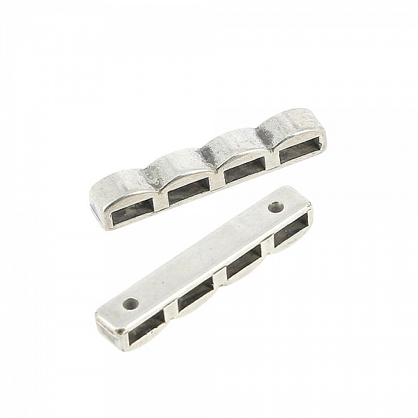 Passant 06 mm en Zamak N&deg;24-02 Argent