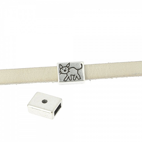 Passant 06 mm en Zamak N&deg;34 Argent