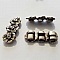 Passant 06 mm en Zamak N&deg;39 Argent