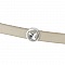 Passant 10 mm en Zamak N&deg;27 Argent