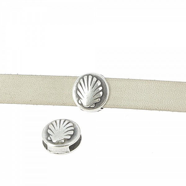 Passant 10 mm en Zamak N&deg;28 Argent