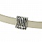 Passant 10 mm en Zamak N&deg;33 Argent