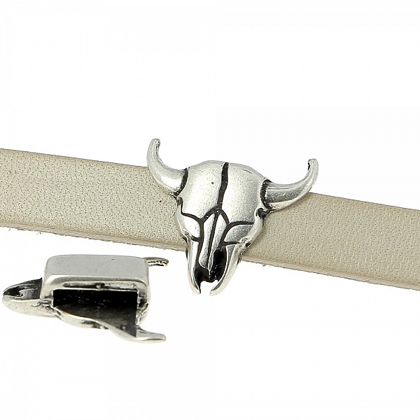 Passant 10 mm en Zamak N&deg;48 Argent