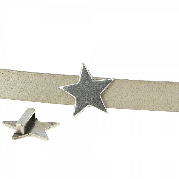 Passant 10 mm en Zamak N&deg;49 Argent