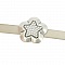 Passant 10 mm en Zamak N&deg;54 Argent