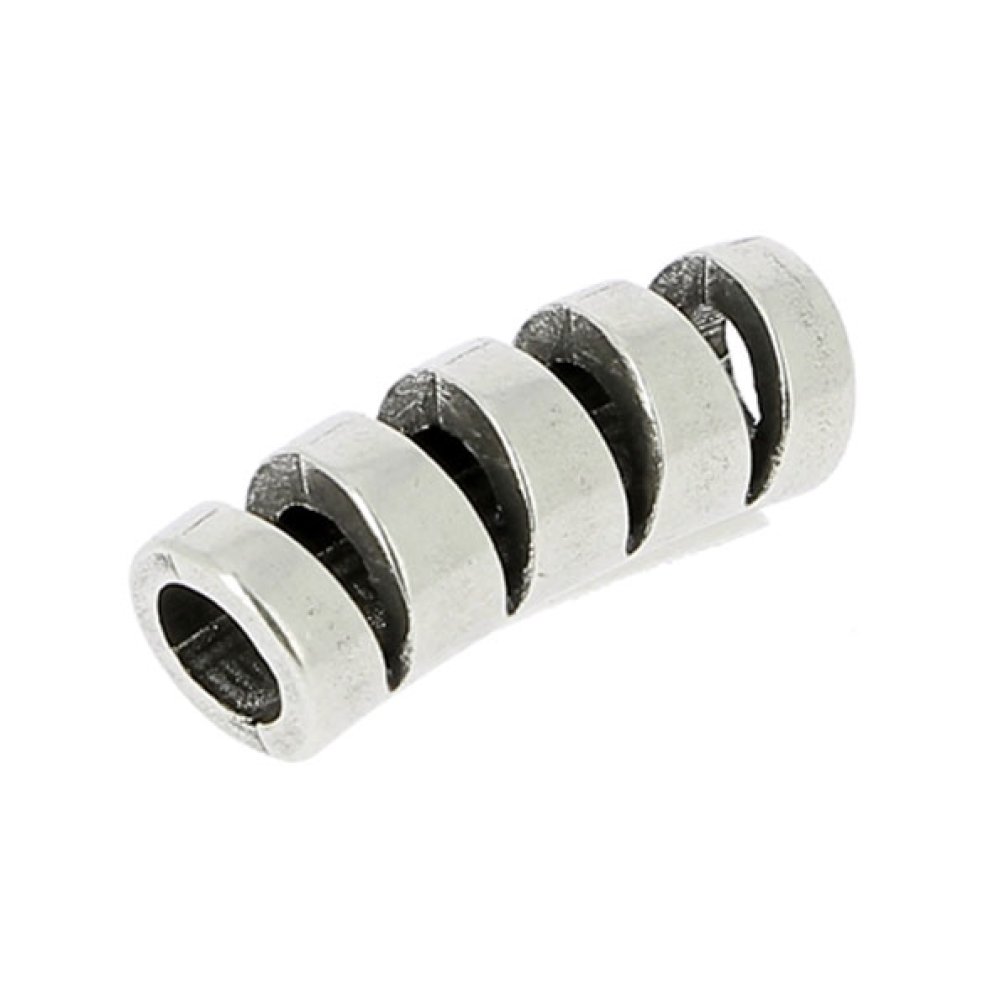 Passant 10 mm en Zamak Rond N&deg;01 Argent
