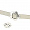 Passant 10 mm en Zamak N&deg;01 Argent