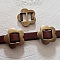 Passant 10 mm en Zamak N&deg;01 Bronze