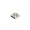 Passant 13 mm en Zamak N&deg;25 Argent