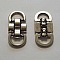 Passant 13 mm en Zamak N&deg;28 Argent Mors &agrave; Cheval