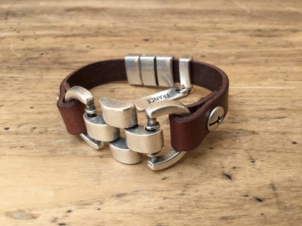 Passant 13 mm en Zamak N&deg;28 Argent Mors &agrave; Cheval