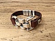 Passant 13 mm en Zamak N&deg;28 Argent Mors &agrave; Cheval