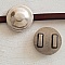 Passant 13 mm en Zamak N&deg;14 Argent