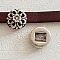 Passant 13 mm en Zamak N&deg;16 Argent