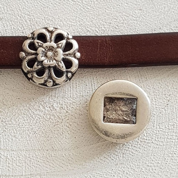 Passant 13 mm en Zamak N&deg;16 Argent