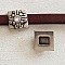 Passant 13 mm en Zamak N&deg;17 Argent