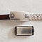 Passant 13 mm en Zamak N&deg;20 Argent