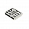 Passant 20 mm en Zamak N&deg;01 Argent
