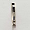 Passant 25 mm en Zamak Lettre M  Argent