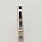Passant 25 mm en Zamak Lettre N Argent