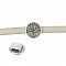 Passant 5 mm en Zamak N&deg;06 Argent