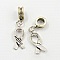 Pendentif 0042 &eacute;charpe m&eacute;tal Argent