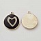 Pendentif Cabochon 18 mm Fantaisie N&deg;02-03 Coeur