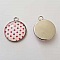 Pendentif Cabochon 20 mm en Verre Fantaisie N&deg;01