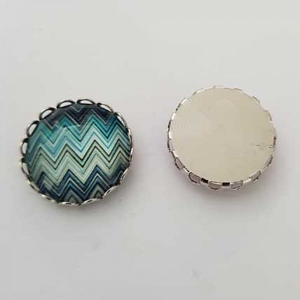 Pendentif Cabochon 20 mm Fantaisie N&deg;04-05