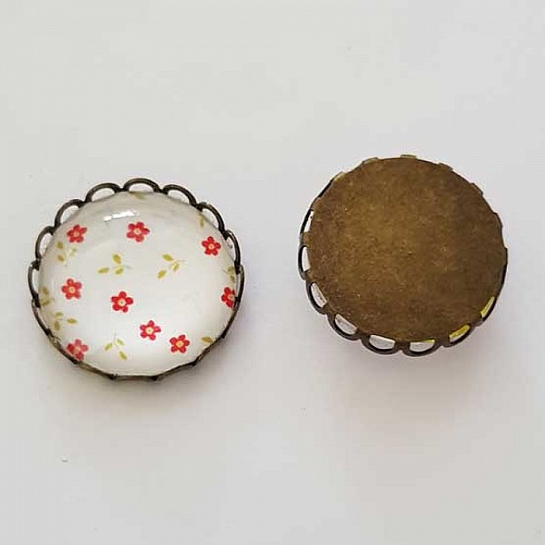 Pendentif Cabochon 20 mm Fantaisie N&deg;07-05