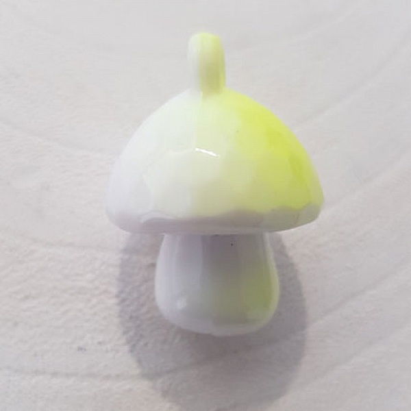 Pendentif Champignon bi-couleur N&deg;10