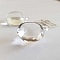 Pendentif N&deg;002 Demi Boule En Verre Transparent Stamperia