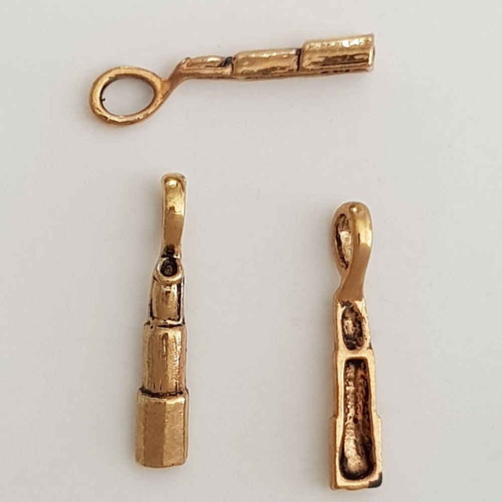 Pendentif Style Longue Vue Vieil Or N&deg;01
