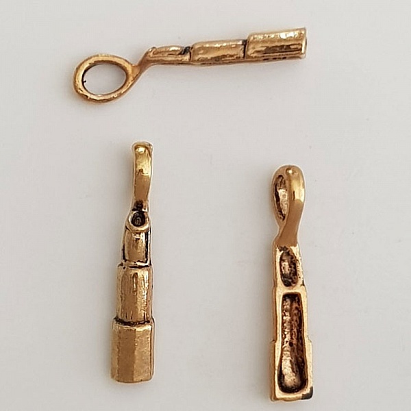 Pendentif Style Longue Vue Vieil Or N&deg;01