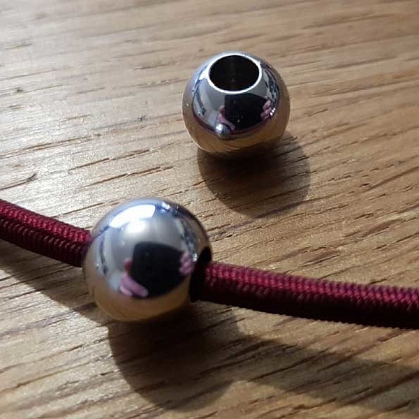 Perle 10 mm Acier Inoxydable N&deg;01