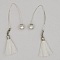 Perle 1 trou poussoir 12 mm Blanc