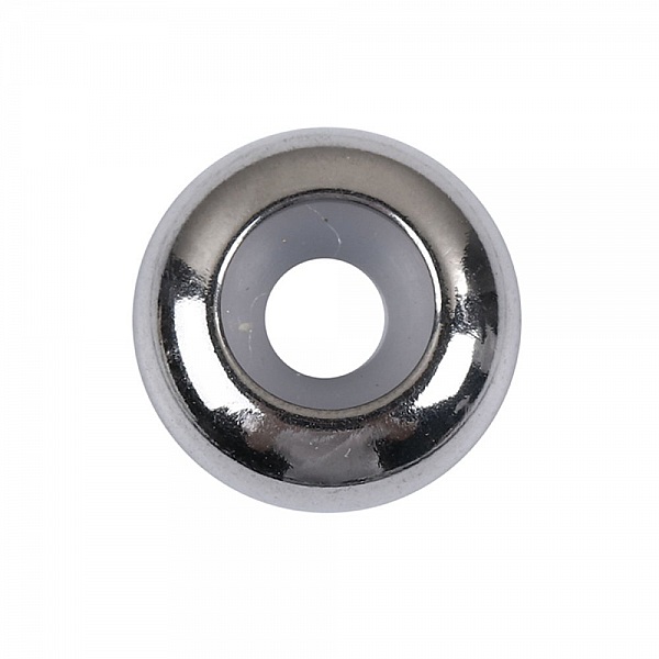 Perle 8 mm Acier Inoxydable (Avec Noyau de Silicone Ajustable).