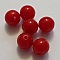 Perle Acrylique Ronde 10 mm Rouge 01 x 1 Pi&egrave;ce