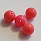 Perle Acrylique Ronde 16 mm Rose 01 Lot de 4 pi&egrave;ces