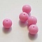 Perle Acrylique Ronde 10 mm Rose 02 x 1 Pi&egrave;ce