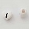 Perle C&oelig;ur Lettre L Blanc Noir 11mm